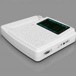 Touch Screen Full Keyboard Electrocardiogram ECG Machine 12 Channel 12 Lead With Printer for sale