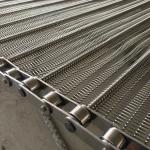 Stainless Steel SS304 Chain Link Spiral Wire Mesh Conveyor Belt For Food Grade Conveying Needs for sale