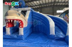 China Shark theme Commercial Inflatable Air Bouncer Castle With Dry Slide supplier