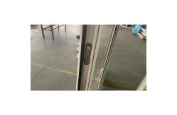 China PVC Triple Glazed French Casement Window Door Vinyl With Security Net supplier
