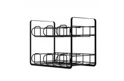 China Welded 2layers Wire Food Display Stands For Tea Pack supplier