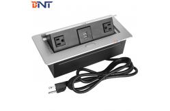 China Pop Up Hidden Tabletop Socket Outlet For Office Furniture Multimedia supplier