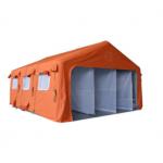 Inflatable first aid tent
