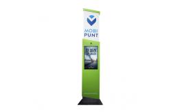 China 32 Inch Floor Standing Outdoor Digital Kiosk Brightness 2500nit With Camera supplier