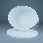 Fruit Oval Shaped Plastic Bucket with Thermal Transfer and Screen Printing
