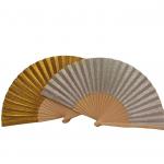 Free Design Wooden Fan 21cm or Customize Perfect for Business Gift and Promotion for sale