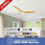 Energy Saving 230V LED 64 Inch Ceiling Fan With Light And Remote