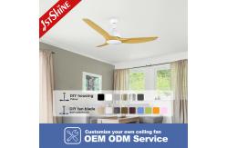 China Energy Saving 230V LED 64 Inch Ceiling Fan With Light And Remote supplier