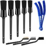 9pcs Auto Car Detailing Brush Set For Interior Cleaning for sale