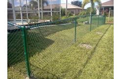 China 2×25m Black Galvanized Chain Link Fence PVC Coated OEM / ODM Available supplier