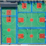IAAF Approved Moistureproof PU Athletic Flooring Systems Fadeless for sale