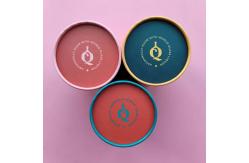 China Small Paper Composite Cans Customize Logo Essential Oil Packaging Tube supplier