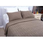 100% Linen Cotton Bedspreads And Coverlets Plain Dyed Geometric Embroidered for sale