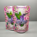 Holographic Weed Packaging Bags Child Resistant Zipper Pouch Custom for sale