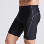 Anti Embarrassment Mens Black Swim Trunks Five Minute for sale