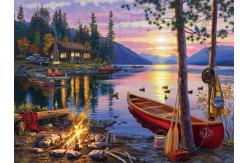 China ODM Giant Floor Darrell Bush Canoe Lake Paper Jigsaw Puzzle 1000 Piece supplier