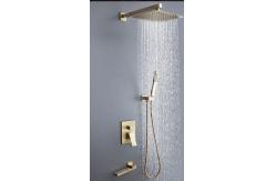 China Brushed Gold Black Silver Embedded OEM Concealed Basin Mixer supplier