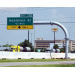 Cantilever Traffic Signal Structures Mast Arm Overhead Sign Supporting Structures Truss for sale