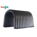 inflatable outdoor tent Portable Sterilization And Disinfection Chamber Channel Black Dome Shape In Public for sale