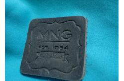China OEM Jeans Leather Label Custom Printed Embossed Leather Patch supplier