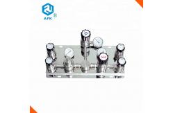 China 316 / Nickel Plated Brass Oxygen Control Panel , WL300 Argon Gas Manifold supplier