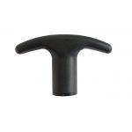 Black Non - Lock Control Cable Fittings / Flexible Push Pull Control Cables Head for sale