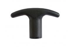 China Black Non - Lock Control Cable Fittings / Flexible Push Pull Control Cables Head supplier