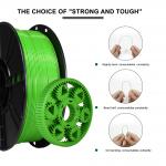 High Strength Custom PLA Filament 1kg 18 Colors Yellow Green For 3D Printer for sale