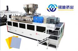 China High Efficiency Plastic Sheet Edge Banding Extrusion Line 400kg/H Twin Screw supplier