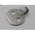 Stainless Steel 7/8 Diameter Lacing Hook Washers With Two Holes for sale