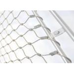 30mm Round Frame AISI316 Stainless Steel Wire Rope Mesh For Shopfitting for sale