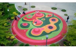 China EPDM 8-15mm Rubber Mat Flooring For Playground Athletic Running Track supplier