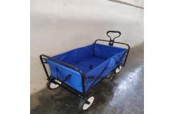 China Metal Folding Beach Wagon Utility 600D Fabric Collapsible Wagon For Groceries supplier