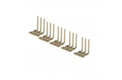 China Stamping Pc Power Contact Socket Copper Pin Brass Socket Contact supplier