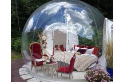 China Transparent Outdoor Inflatable Bubble Tent For Camping Digital Printing supplier
