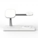 5w-15w Magnetic Wireless Charger With Pd/Qc3.0 Input Night Light 2w in Black and White for Fast Charging for sale