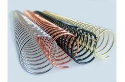 China 4:1 Pitch 22.2mm Spiral Coil Binding Supplies For Premium Textbooks supplier
