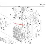 Z Axis Screw SMT Machine Parts KM1-M7128-00X KM1-M7128-01X For YV100II Mounter for sale