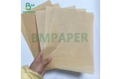 China 40g Smooth Kit 7 Oilproof Brown Food Wrapping Sandwitch Paper supplier