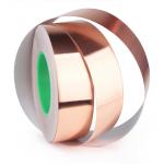 Amber Copper Foil Tape 300mm Metal Foil Tape For Electrical Repairs Grounding for sale