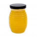Custom Logo Full Size Clear Honey Wide Mouth Glass Food Jars With Lids for sale