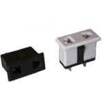 Brazil 2 Pin Electric Power Sockets Wall Ac Power Outlet Standard Grounding for sale