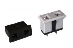 China Brazil 2 Pin Electric Power Sockets Wall Ac Power Outlet Standard Grounding supplier