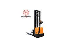 China 1600~3000mm Walking Type Electric Pallet Stacker Capacity 1000kKG(2200lbs) supplier