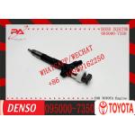 Diesel Fuel Common Rail Injector 095000-7350 23670-30210 For TOYOTA LAND CRUISER 1KD-FTV D-4D PRADO J120 EURO Truck Engine Parts for sale