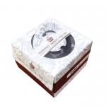 Custom Luxury Corrugated Cardboard Cake Boxes Wholesale Printing With Handle for sale