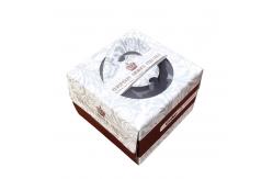 China Custom Luxury Corrugated Cardboard Cake Boxes Wholesale Printing With Handle supplier