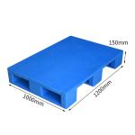 1200X1000X150 Rackable Plastic Pallets Warehouse 6000Kg Plastic Export Pallet for sale