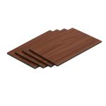Brown Nontoxic ACP Cladding Sheet Multifunctional Sound Insulation for sale
