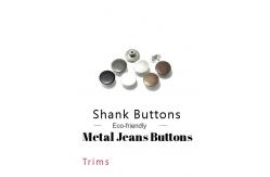 China Round Shape High Shine 22L 24L Silver Shank Buttons supplier